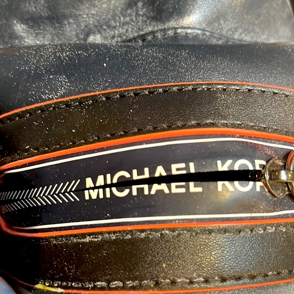 NWT Signed MICHAEL KORS MENS COOPER BACKPACK in ORANGE NAVY COLLAB X ToAsTed - Picture 10 of 11